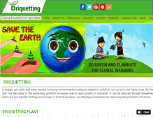 Tablet Screenshot of briquetting.co.in